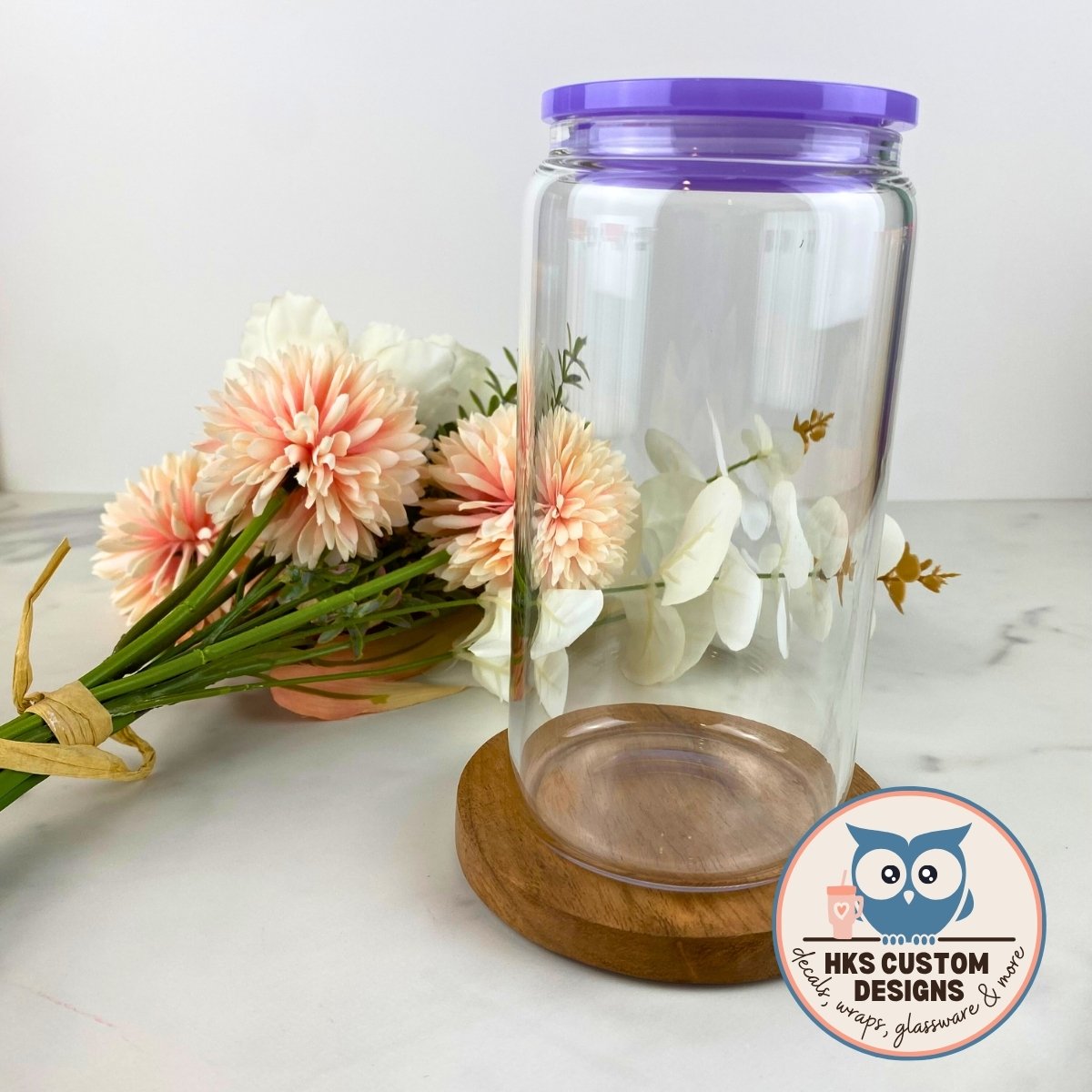16 oz Clear Glass
