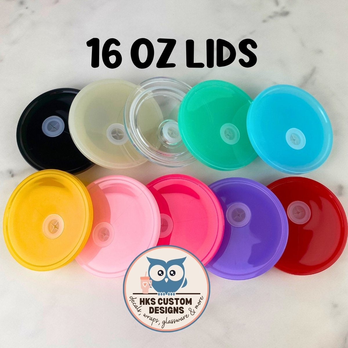 16 oz Acrylic Lids