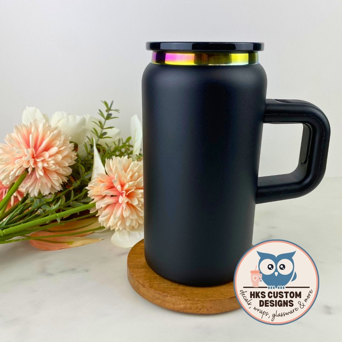 16 oz Stainless Steel with Handle