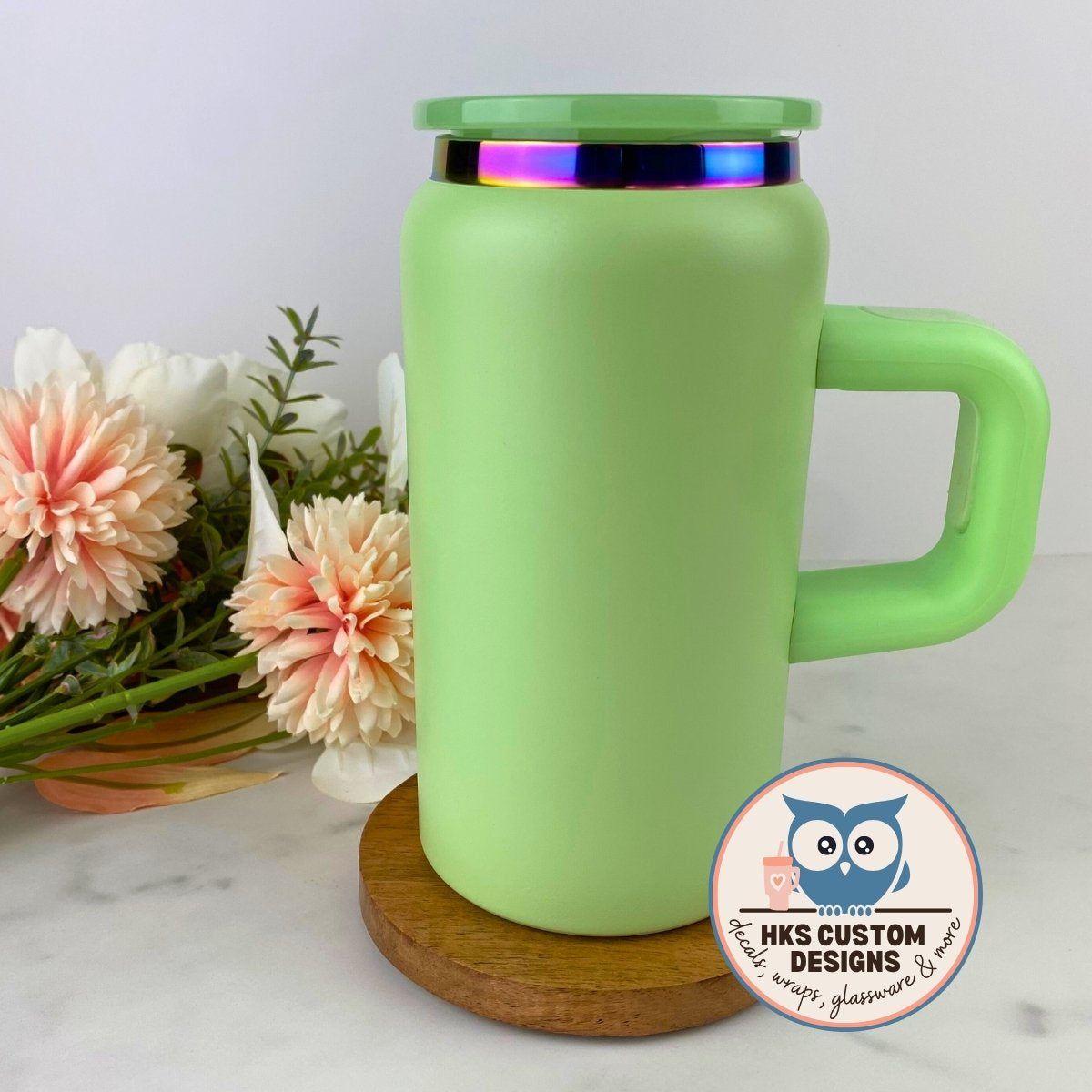 16 oz Stainless Steel with Handle