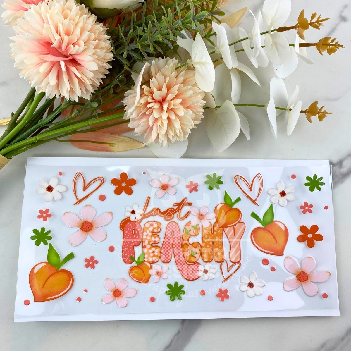 Just Peachy | 16 oz UV DTF Wrap