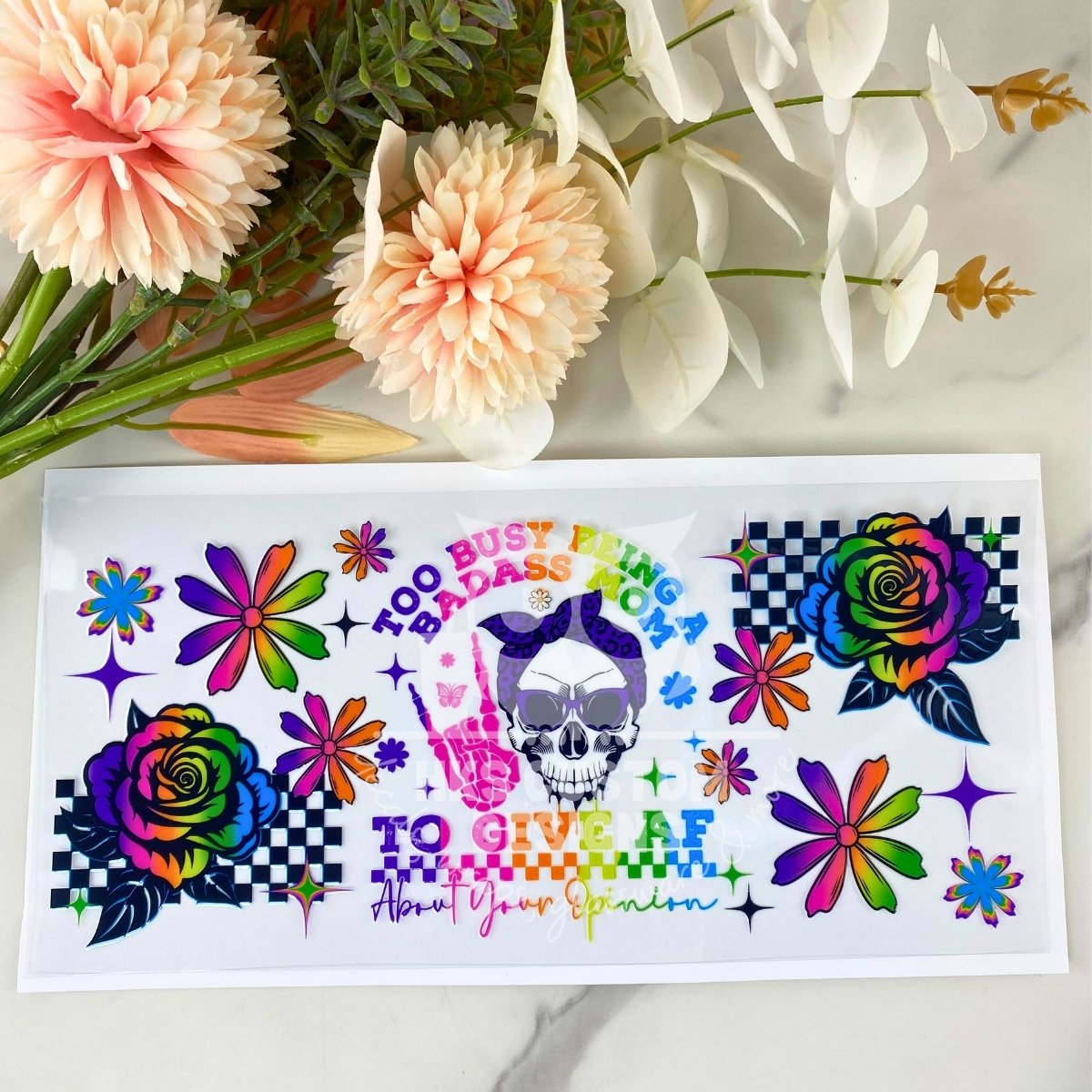 BadA Mom | 16 oz UV DTF Wrap
