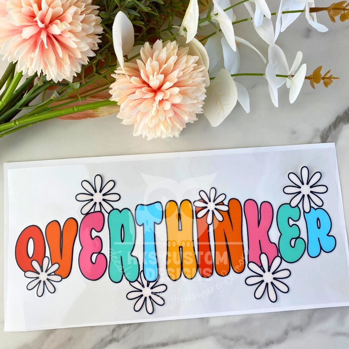 Overthinker | 16 oz UV DTF Wrap
