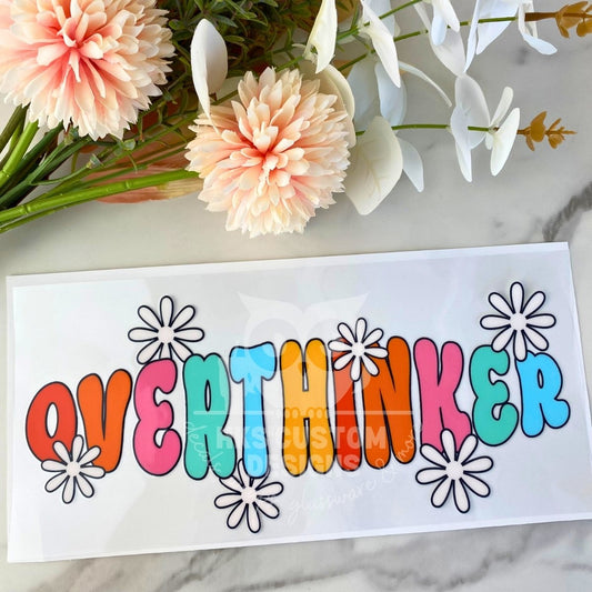Overthinker | 16 oz UV DTF Wrap