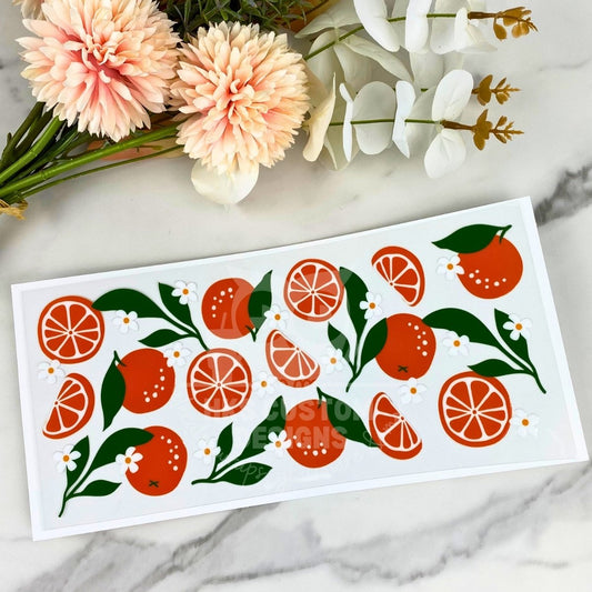 Oranges | 16 oz UV DTF Wrap
