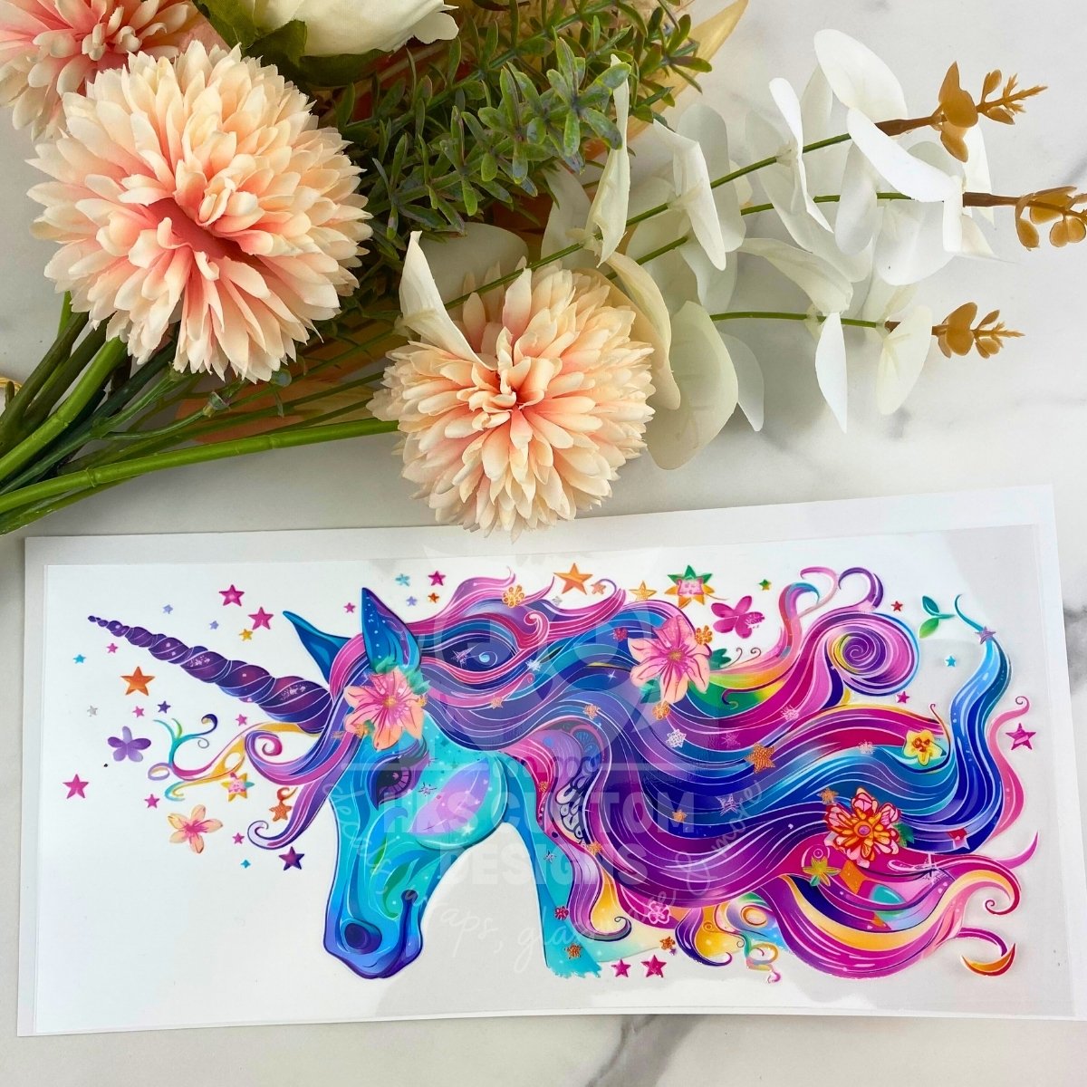 Unicorn2 | 16 oz UV DTF Wrap