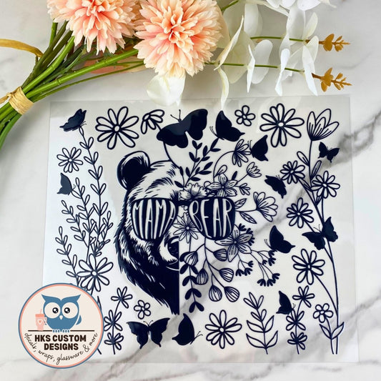 Mama Bear | 20/25 oz UV DTF Wrap