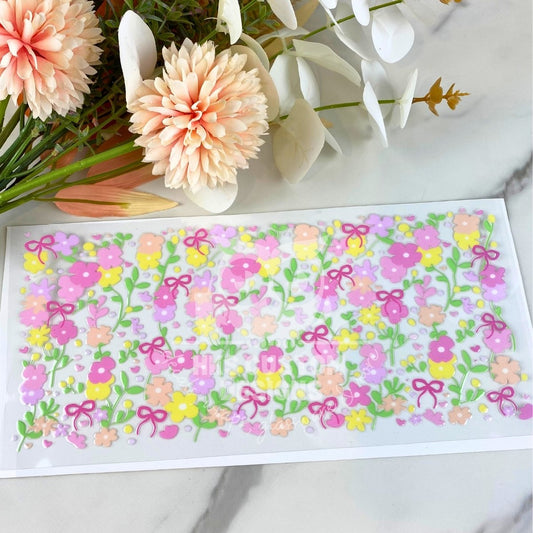 Spring Floral2 | 16 oz UV DTF Wrap
