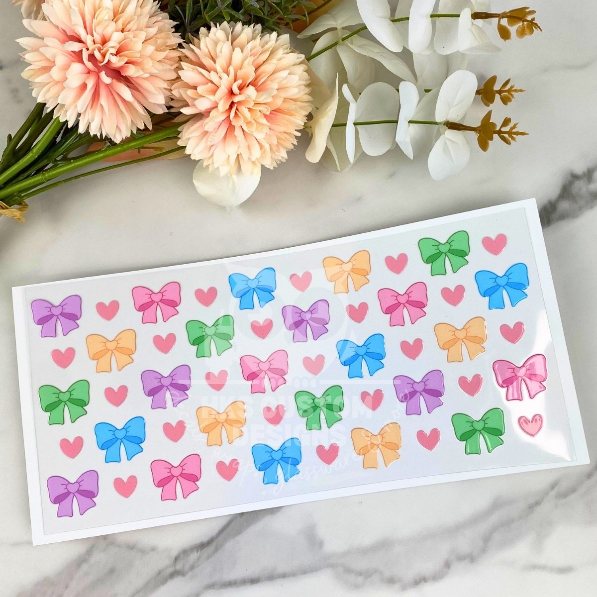 Bows | 16 oz UV DTF Wrap
