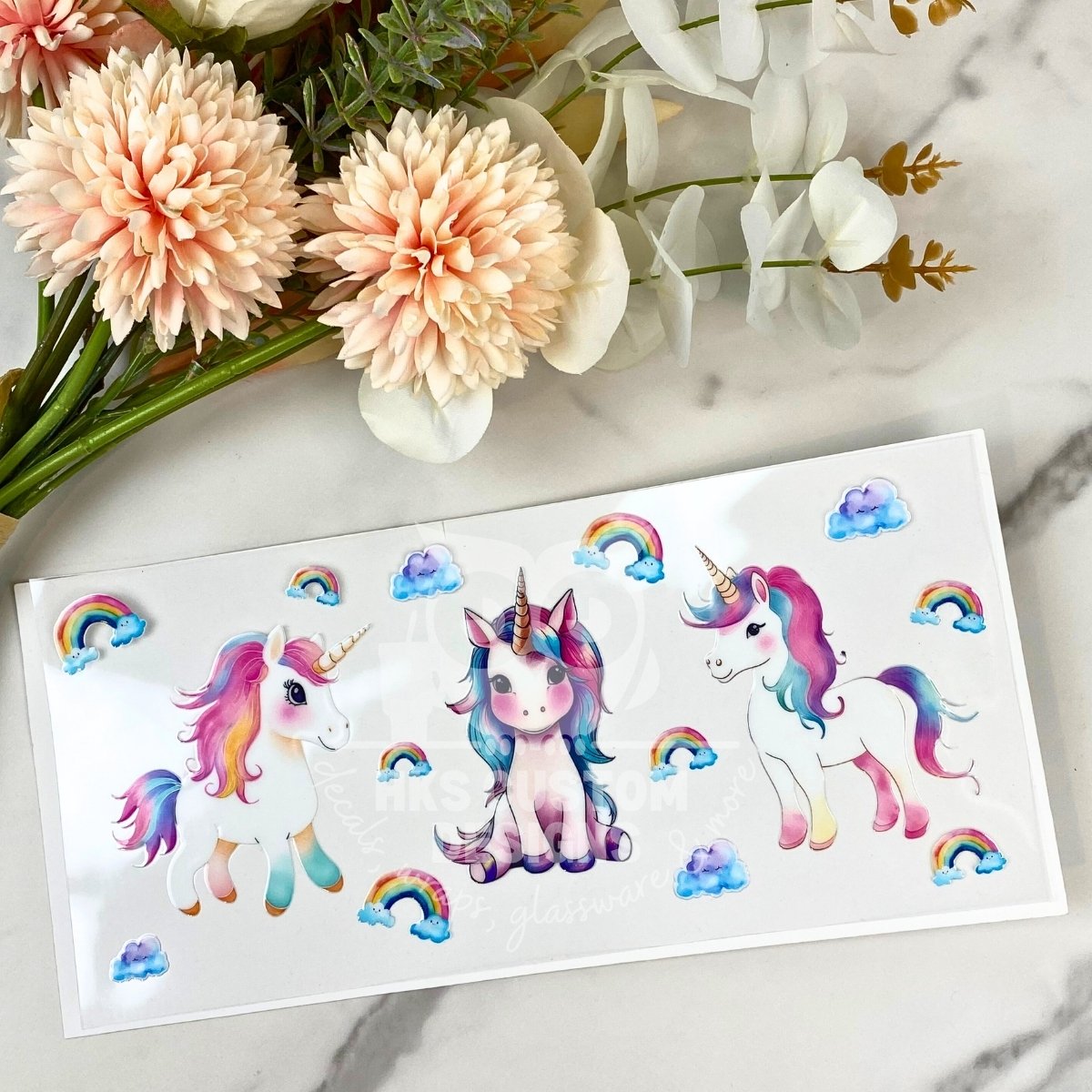 Unicorns | 16 oz UV DTF Wrap