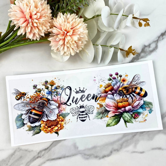 Queen Bee | 16 oz UV DTF Wrap