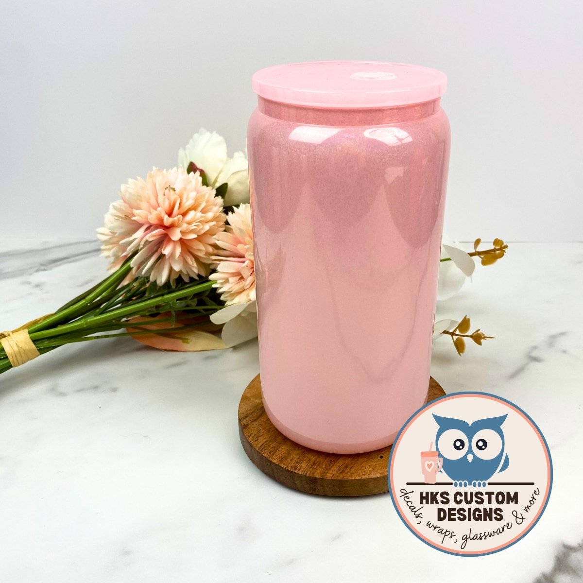 16 oz Shimmer Glass