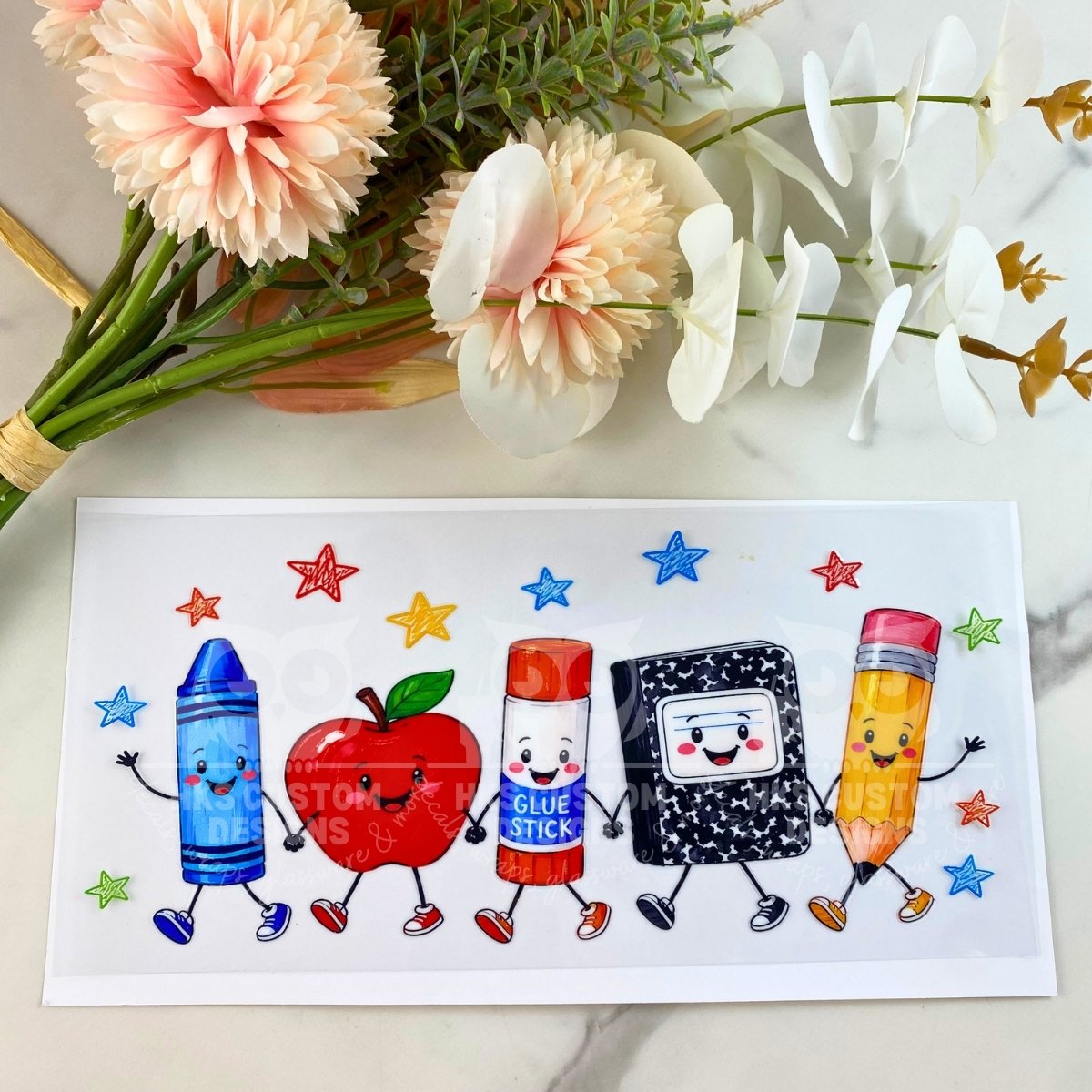 Teacher Friends2 | 16 oz UV DTF Wrap