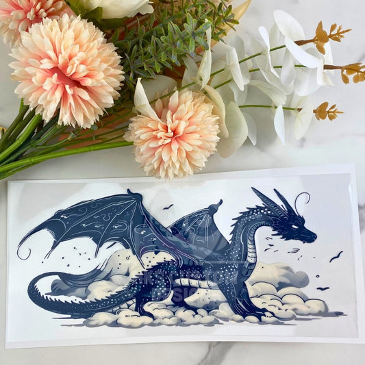 Black Dragon | 16 oz UV DTF Wrap