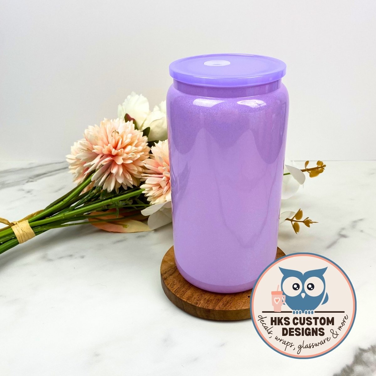 16 oz Shimmer Glass