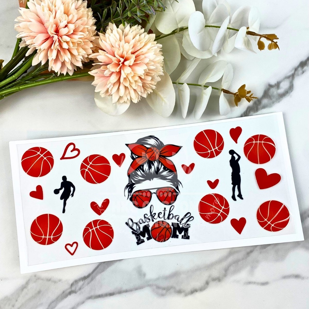 Basketball Mom | 16 oz UV DTF Wrap