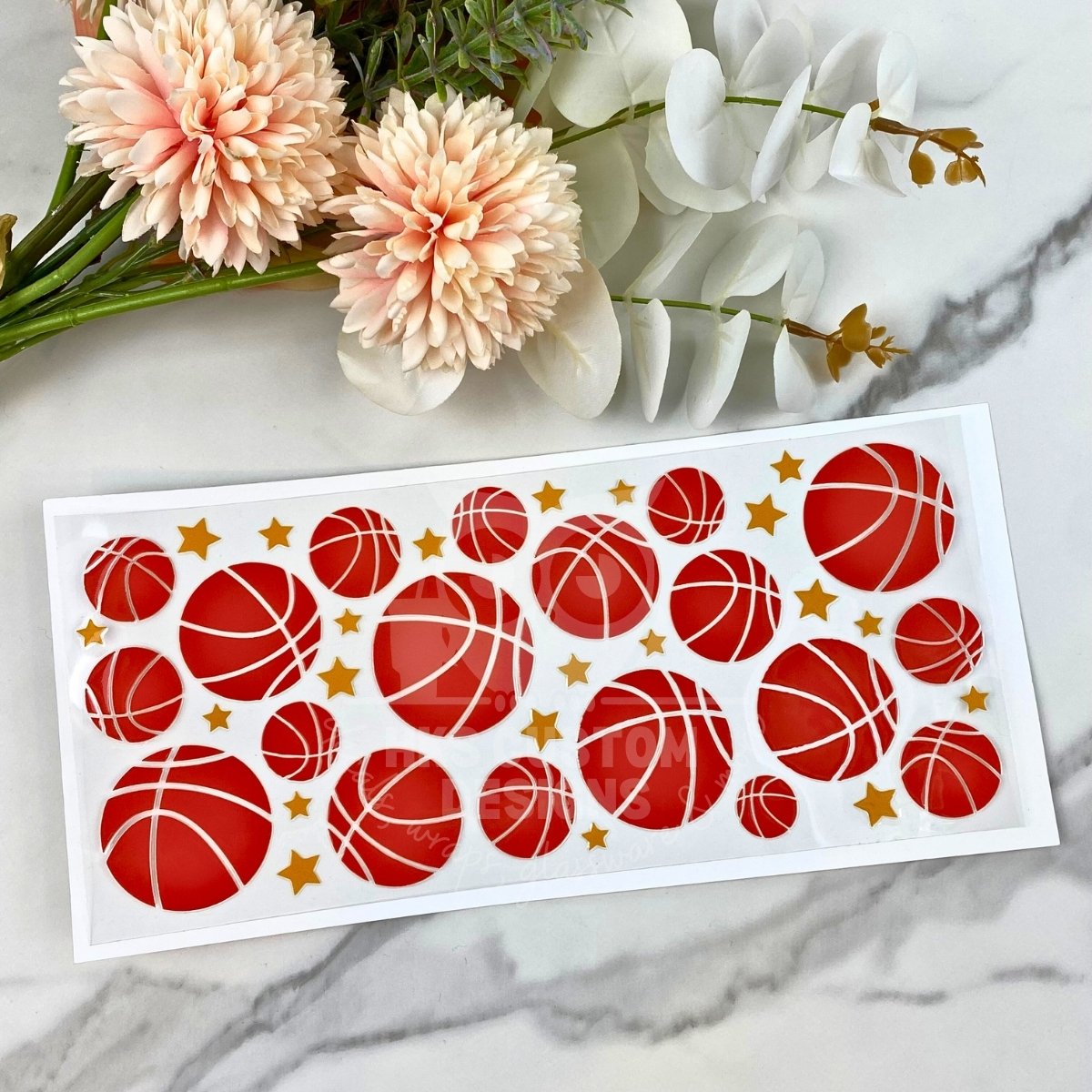 Basketball | 16 oz UV DTF Wrap