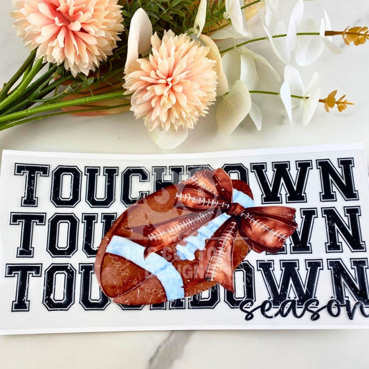 Football Touchdown Season | 16 oz UV DTF Wrap
