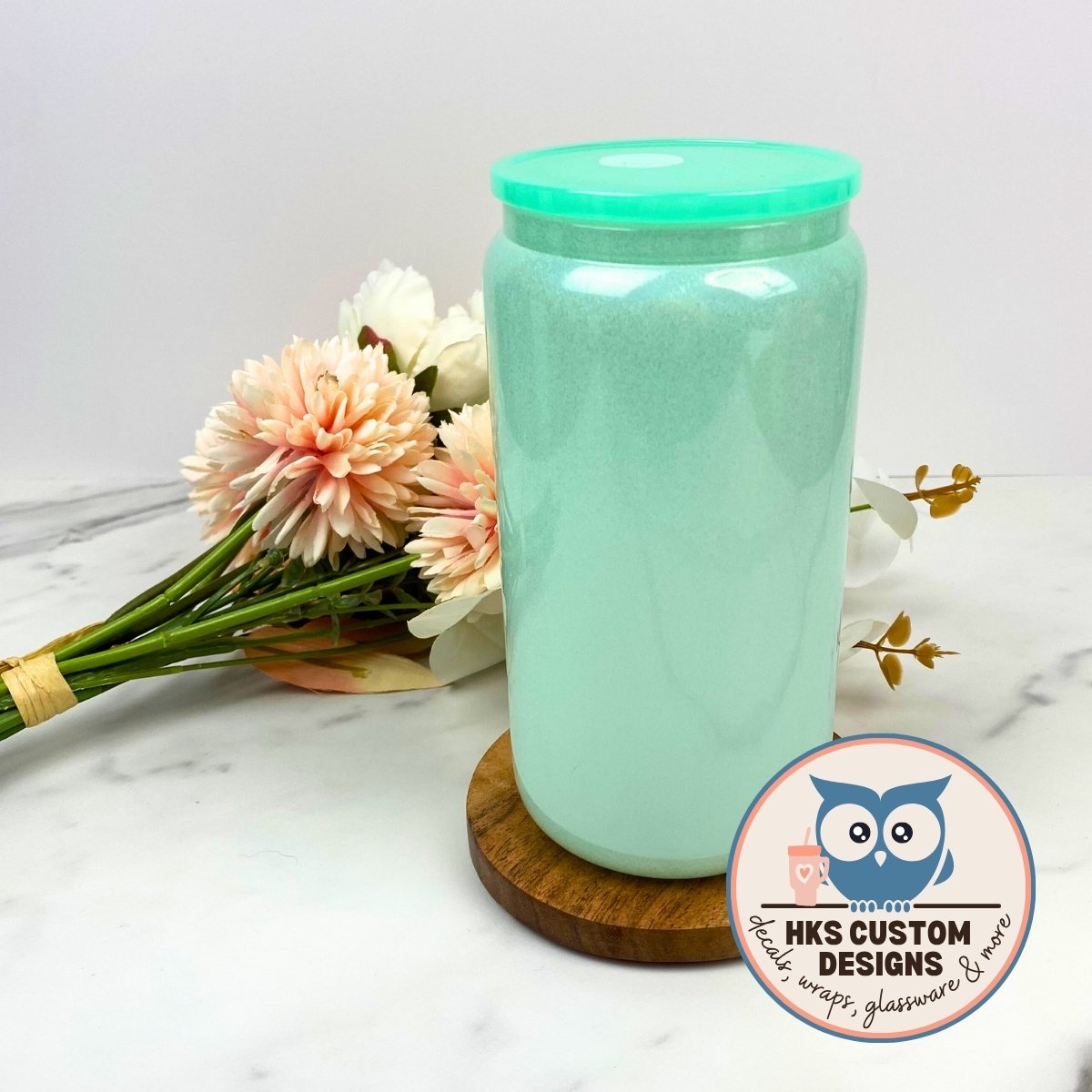 16 oz Shimmer Glass
