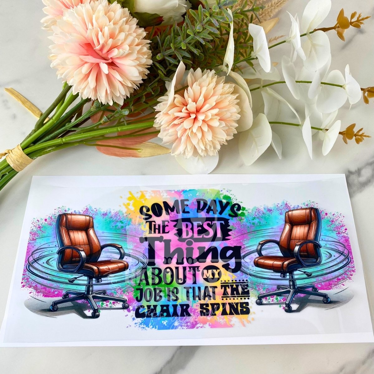 Chair Spins | 16 oz UV DTF Wrap
