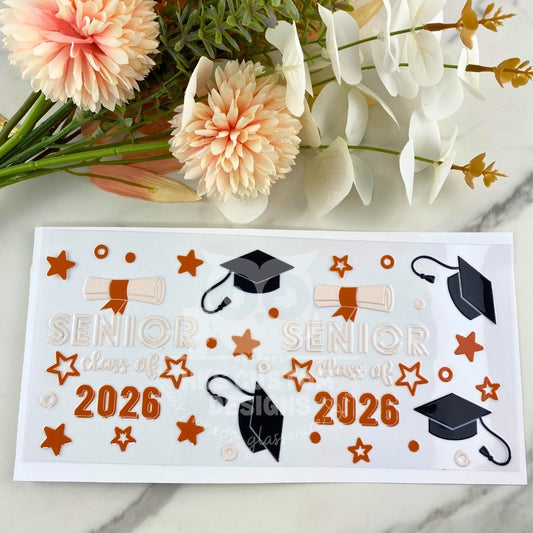 Senior Class of 2026 | 16 oz UV DTF Wrap