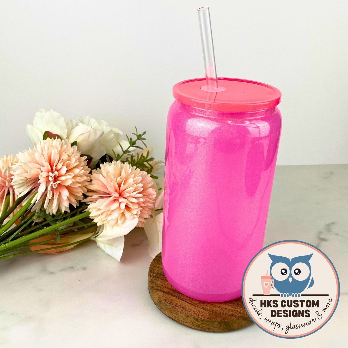 16 oz Shimmer Glass