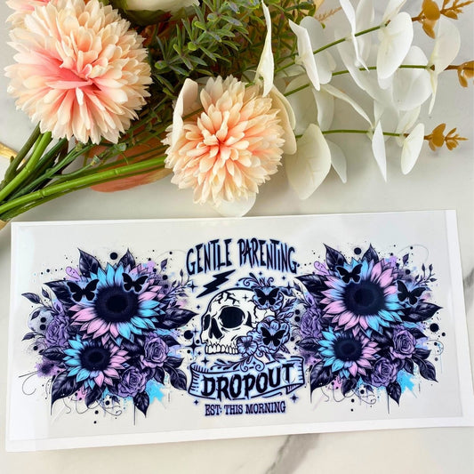 Gentle Parenting Dropout | 16 oz UV DTF Wrap