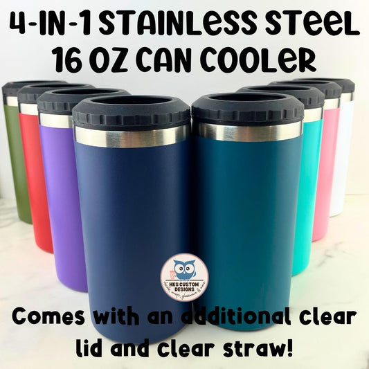 4-in-1 Stainless Steel Can Cooler