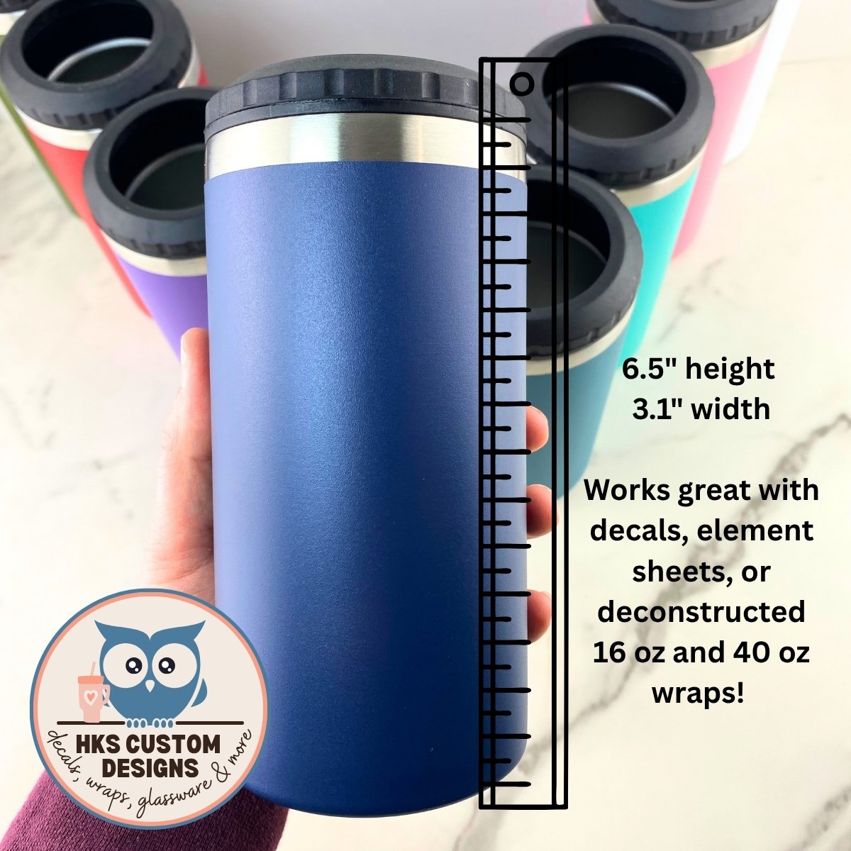 4-in-1 Stainless Steel Can Cooler
