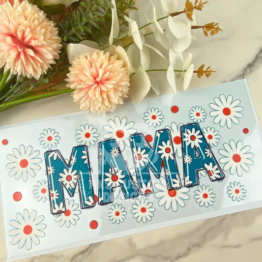 Daisy Mama | 40 oz UV DTF Wrap