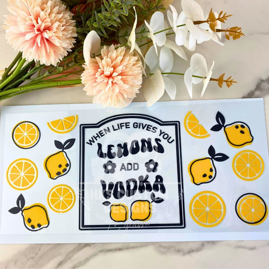 When Life Gives You Lemons | 40 oz UV DTF Wrap