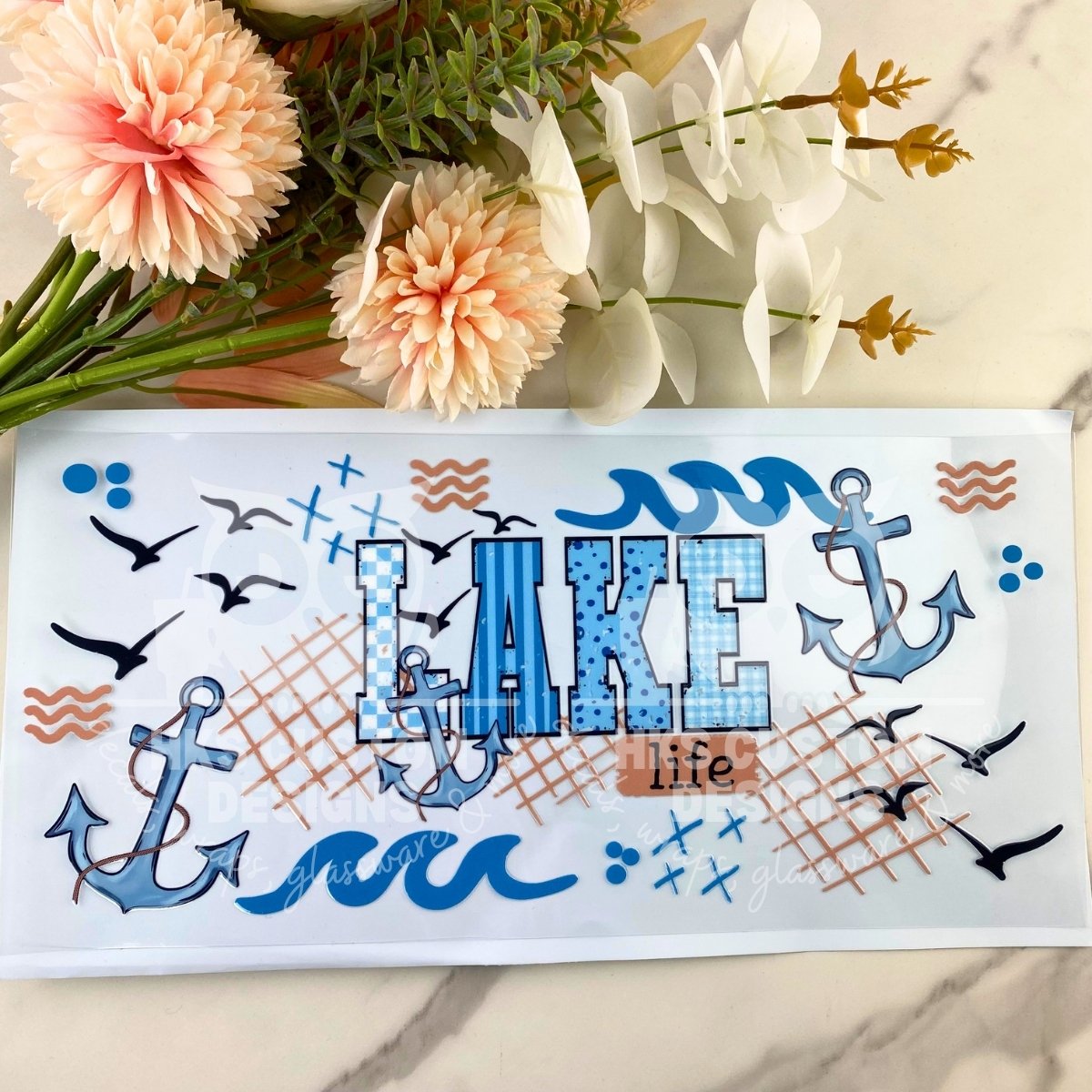 Lake Life | 40 oz UV DTF Wrap