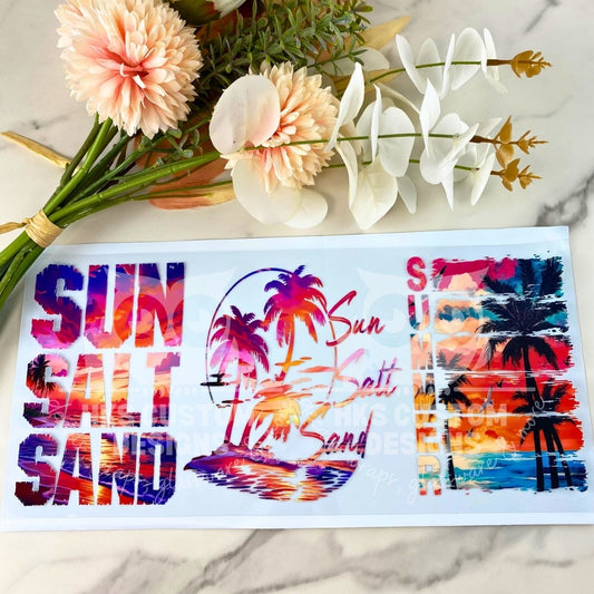 Sun Salt Sand | 40 oz UV DTF Wrap
