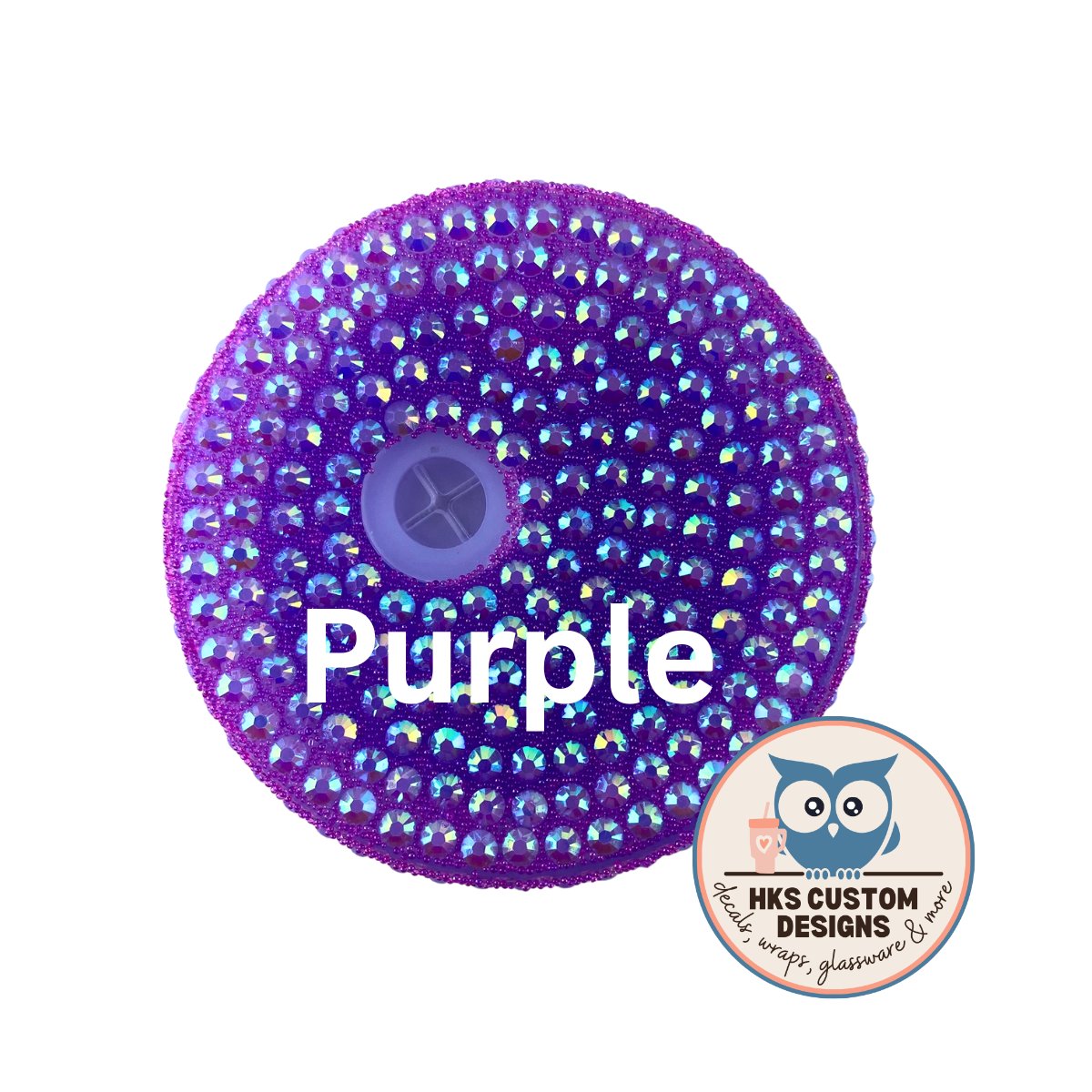 16 oz Rhinestone Lids