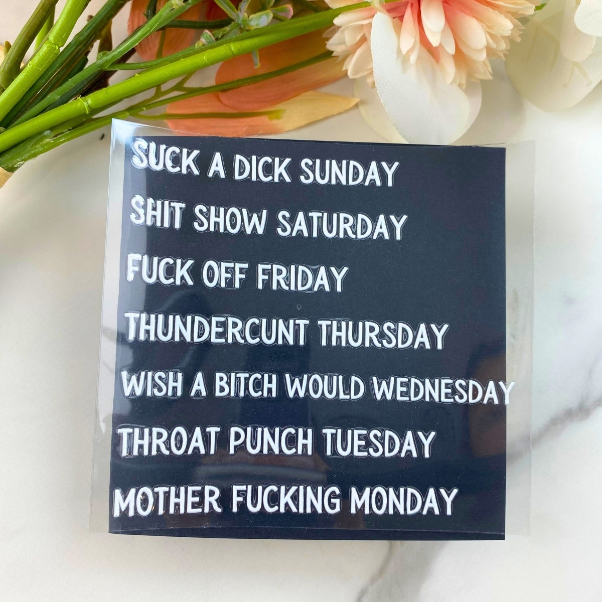Days of the Week Pen Wraps