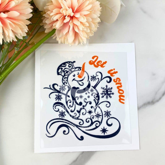 Let it Snow2 | 4" UV DTF Decal