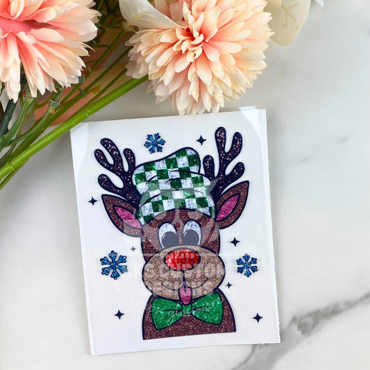 Sparkle Reindeer1 | 4" UV DTF Decal