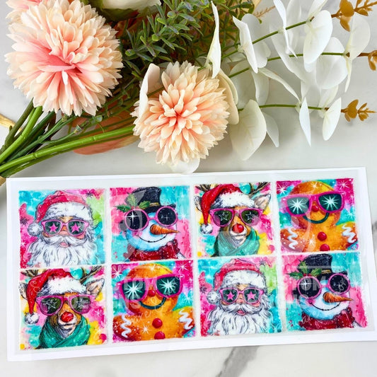 Christmas Selfies | 16 oz UV DTF Wrap