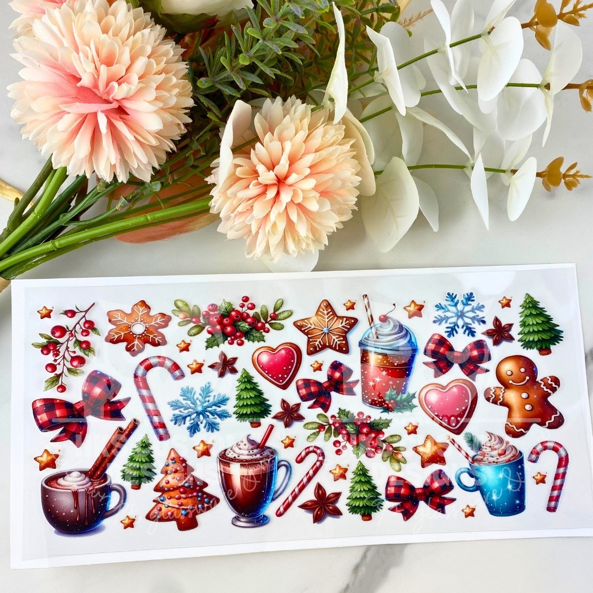 Christmas Treats | 16 oz UV DTF Wrap