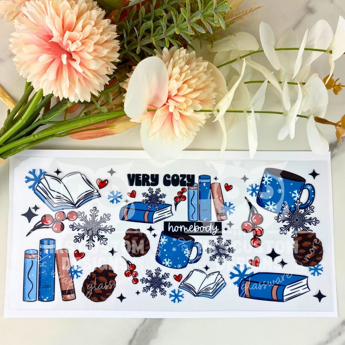 Very Cozy Homebody | 16 oz UV DTF Wrap