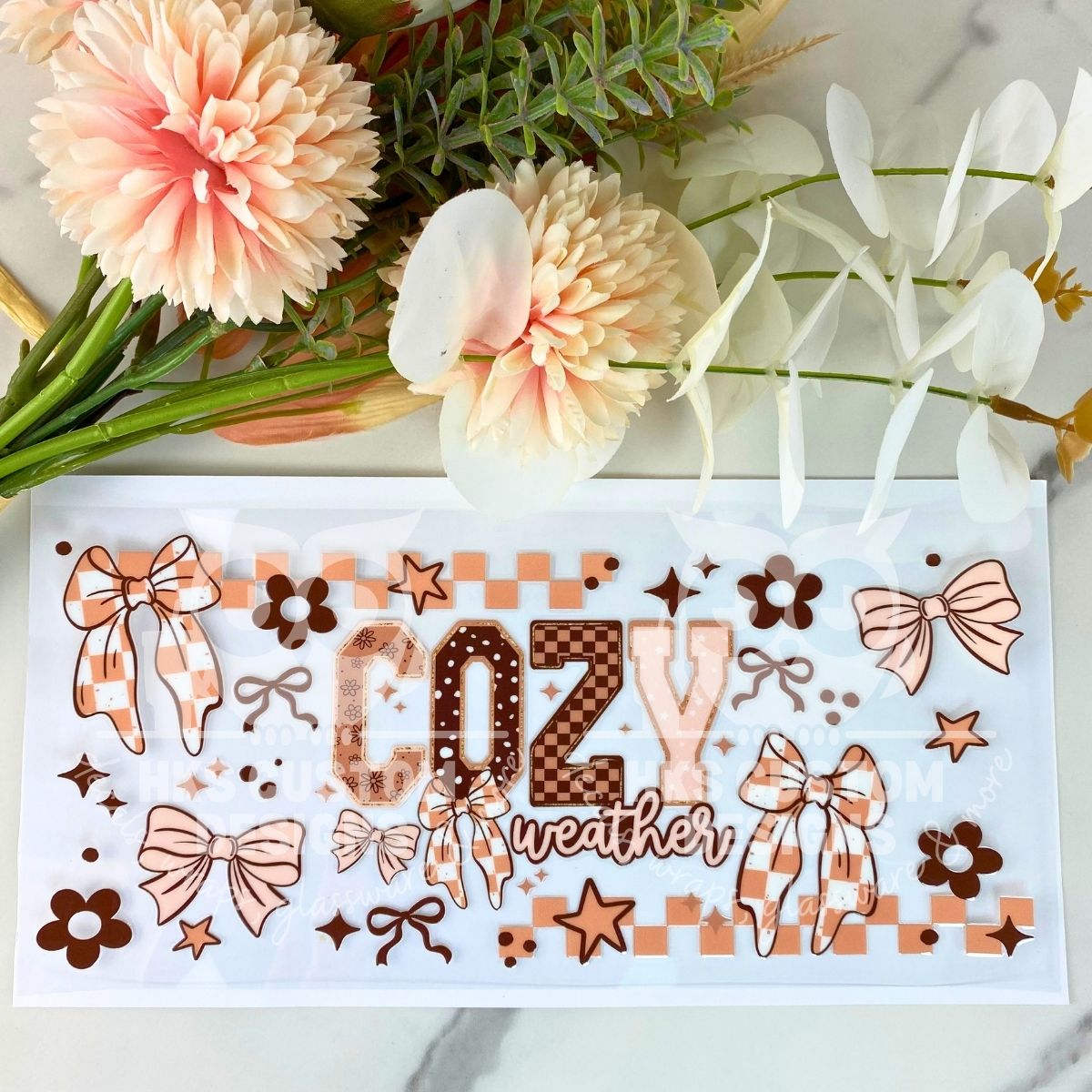 Cozy Weather | 16 oz UV DTF Wrap