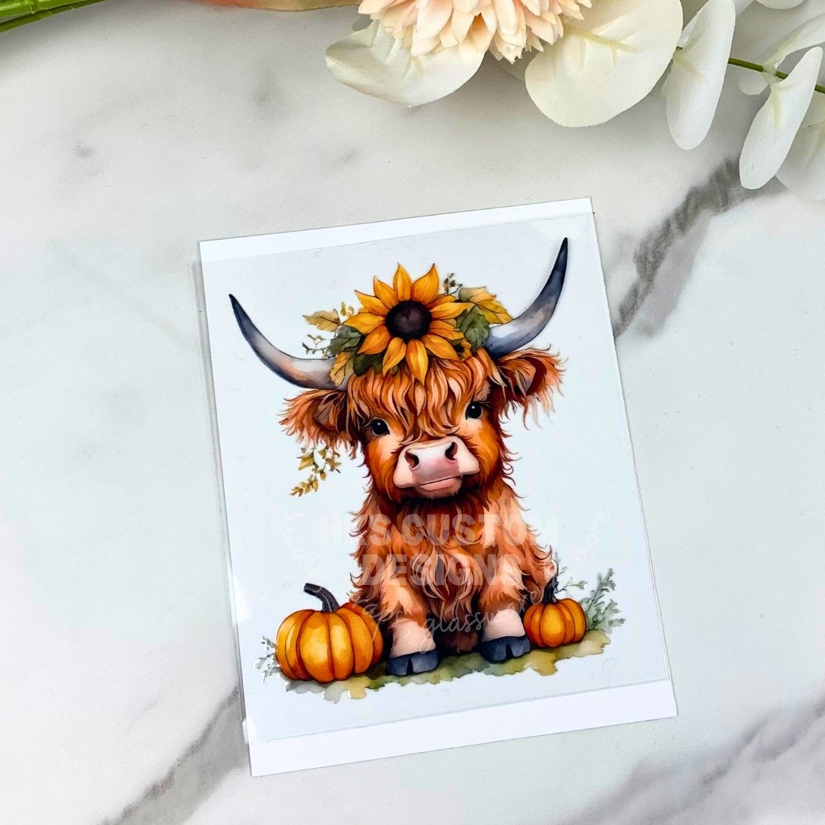 Highland Cow | 4" UV DTF Decal