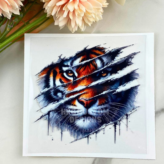 Tiger | 4" UV DTF Decal