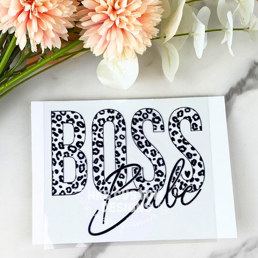 Boss Babe | 4" UV DTF Decal