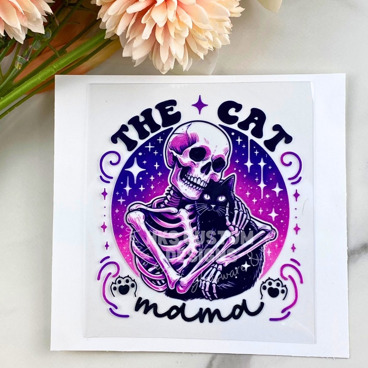 The Cat Mama | 4" UV DTF Decal