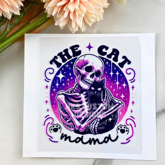 The Cat Mama | 4" UV DTF Decal