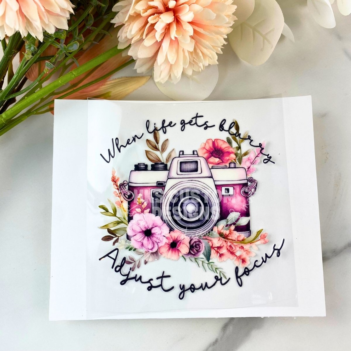 When Life Gets Blurry | 4" UV DTF Decal