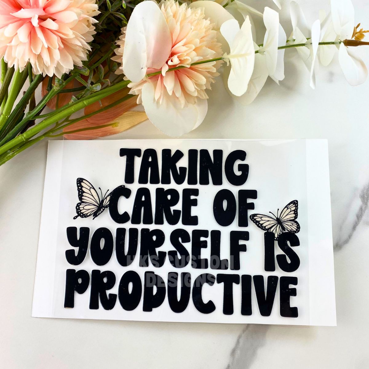 Taking Care | 4" UV DTF Decal