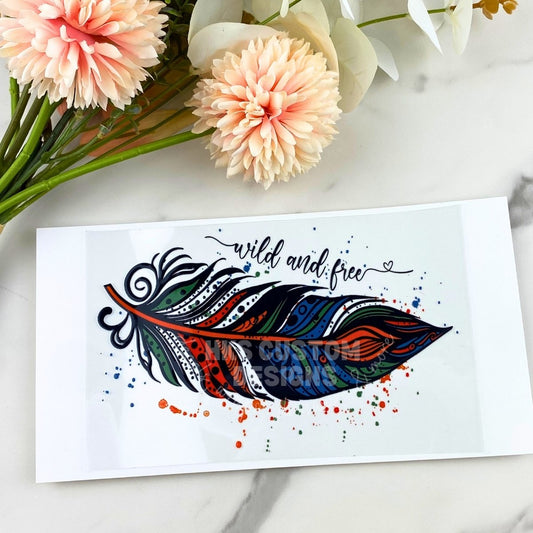 Wild and Free | 4" UV DTF Decal