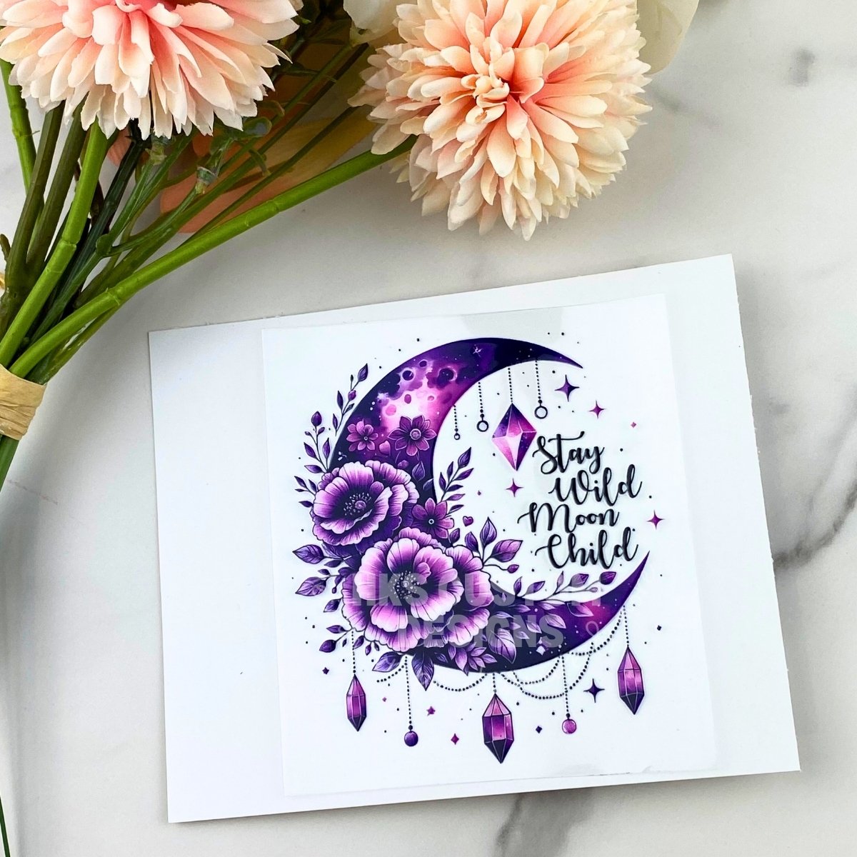 Stay Wild Moon Child | 4" UV DTF Decal
